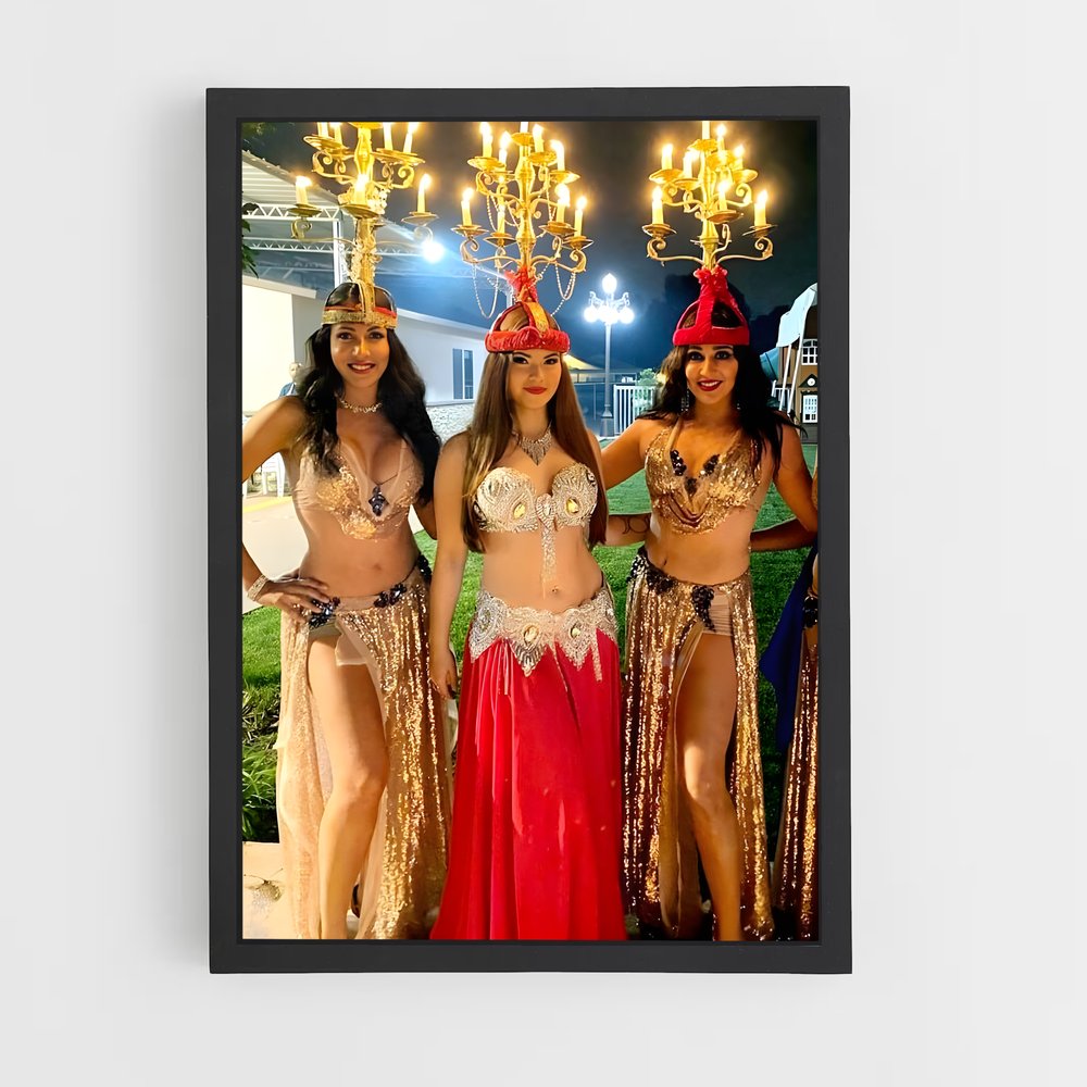 Poster Cairo international headpieces – affiche Danse (vue 2)